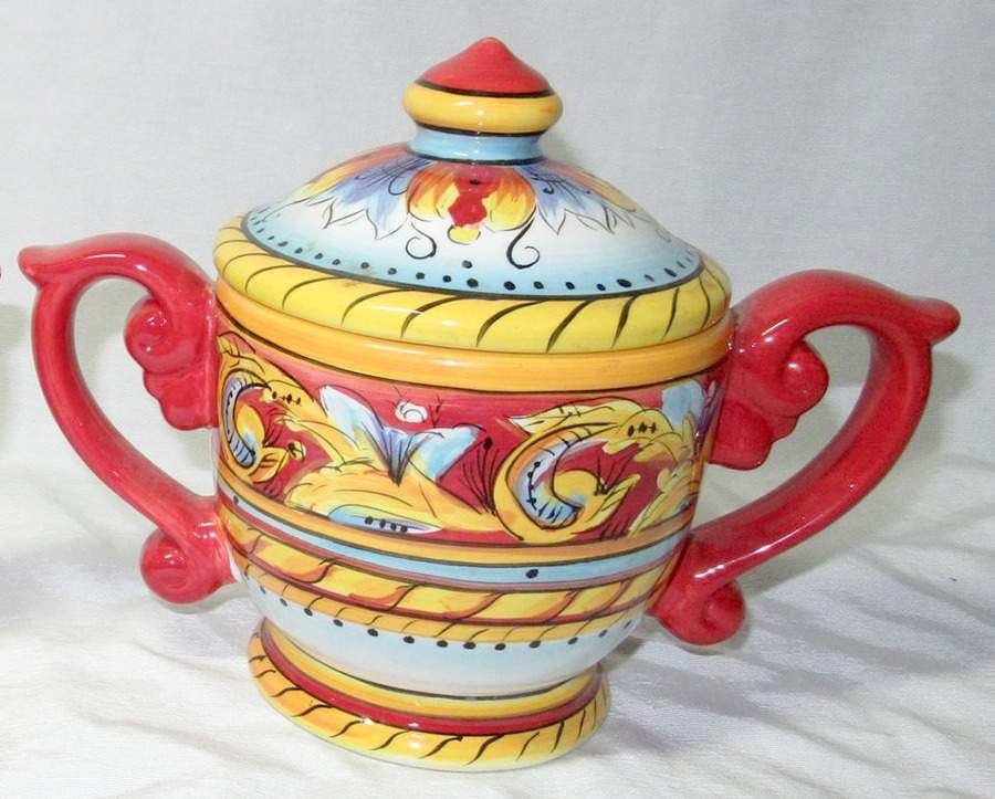 Renaissance Sugar Bowl & Lid by Tabletops Unlimited-1