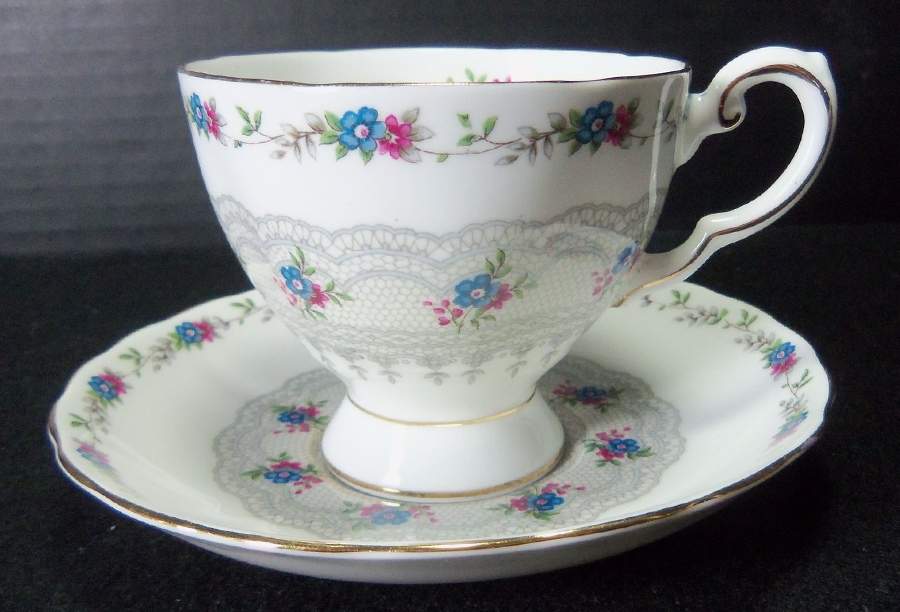 Koniton Footed Cup & Saucer Set by Tuscan - Royal Tuscan-1