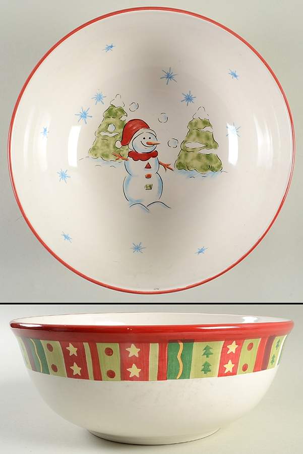Winterland 10" Large Salad Serving Bowl by Tabletops Unlimited-1