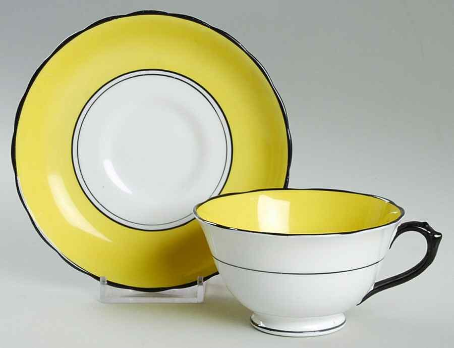 7929 Footed Cup & Saucer Set by Tuscan - Royal Tuscan-1
