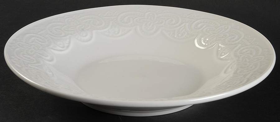 Battenburg Rim Soup Bowl by Tabletops Unlimited-1