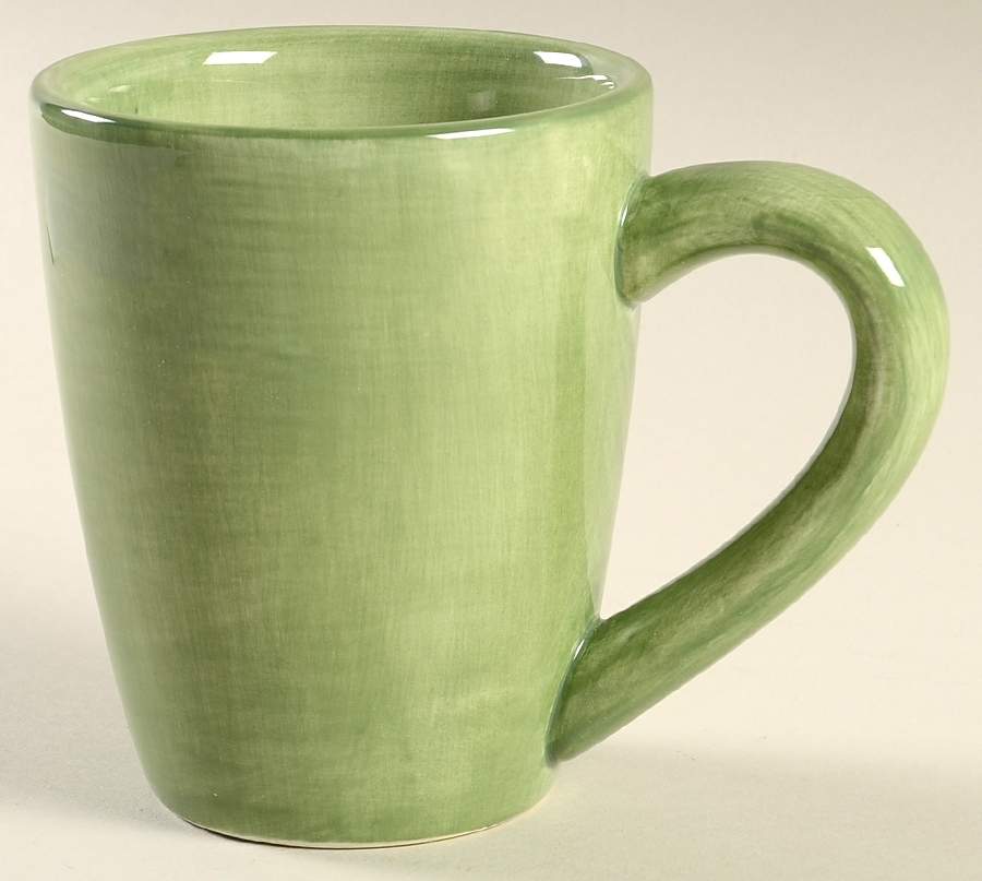 Salute Sage Green Mug by Tabletops Unlimited-1