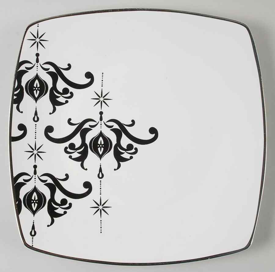 Arctic Solstice Damask Dinner Plate by Target-1