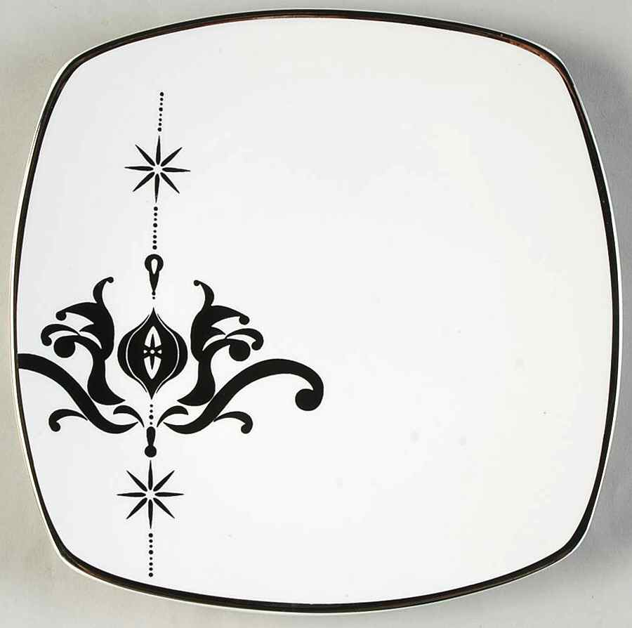 Arctic Solstice Damask Salad Plate by Target-1
