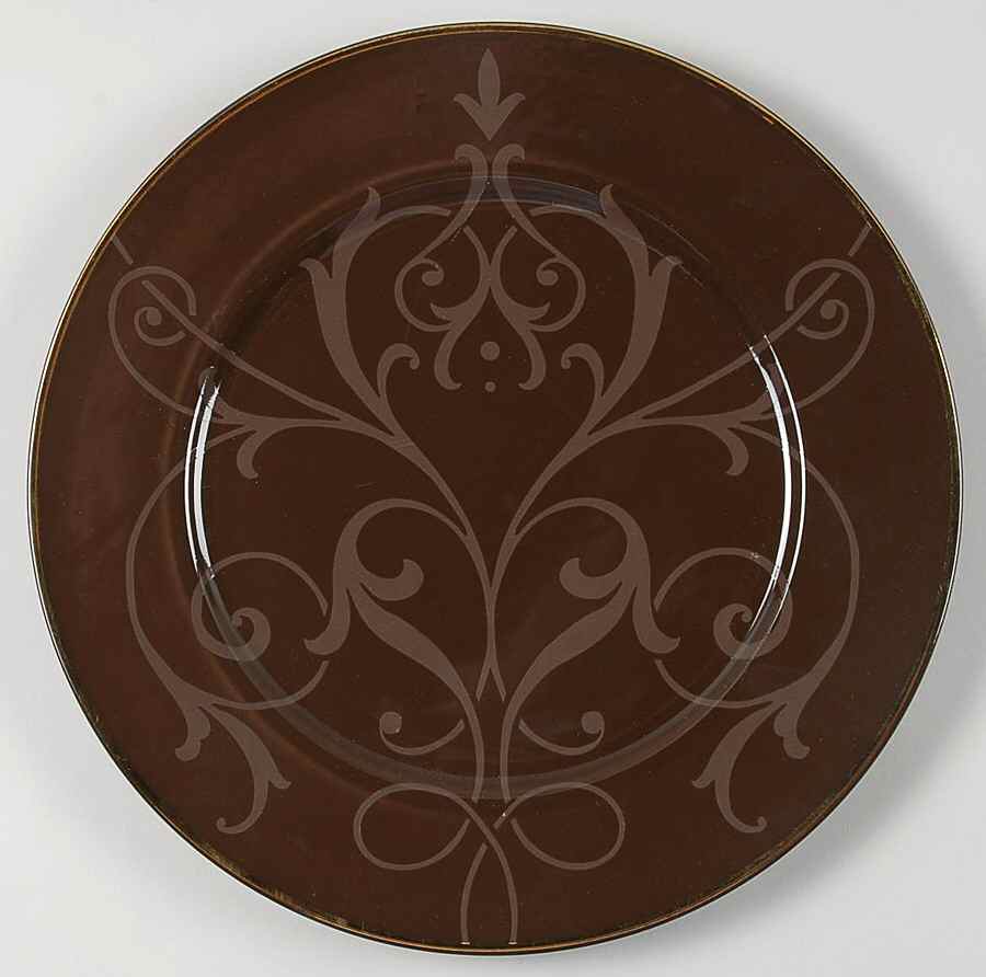 Snowfall Splendor Brown Dinner Plate by Target-1