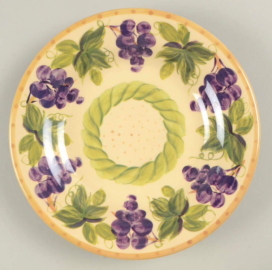 Provincial Grapes Melamine Salad Plate by Tabletops Unlimited-1