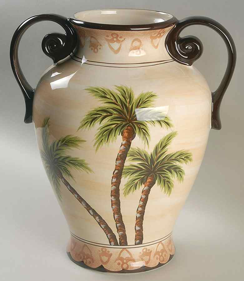 Palm Tree 12" Vase by Tabletops Unlimited-1