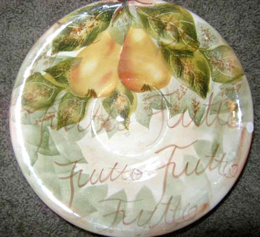 Mixed Fruits Saucer by Tabletops Unlimited-1