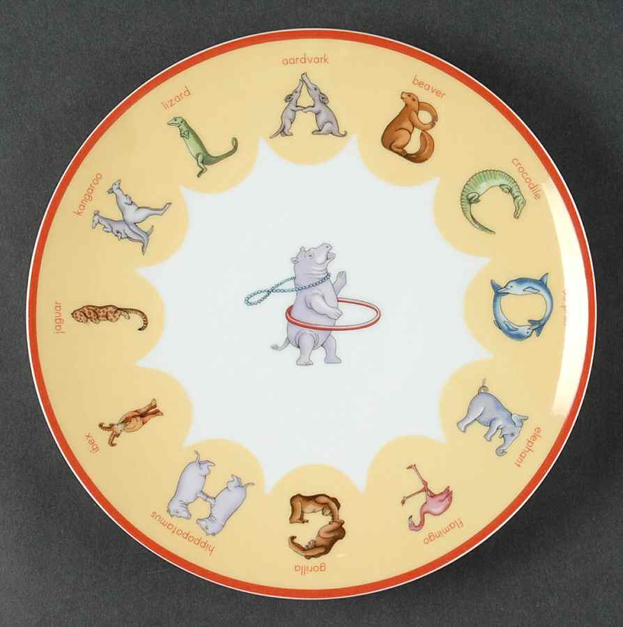 Tiffany Animal Alphabet Child's Plate by Tiffany-1