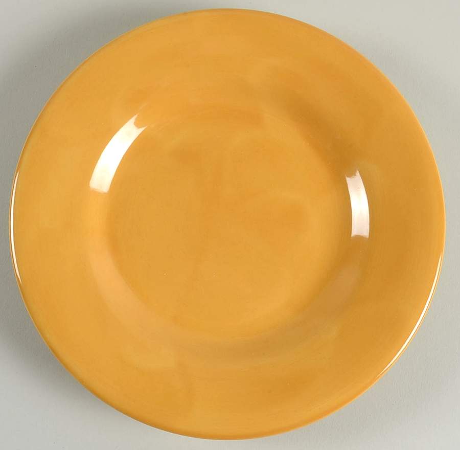 Barcelona Butter(Dark Yellow) Salad Plate by Tabletops Unlimited-1