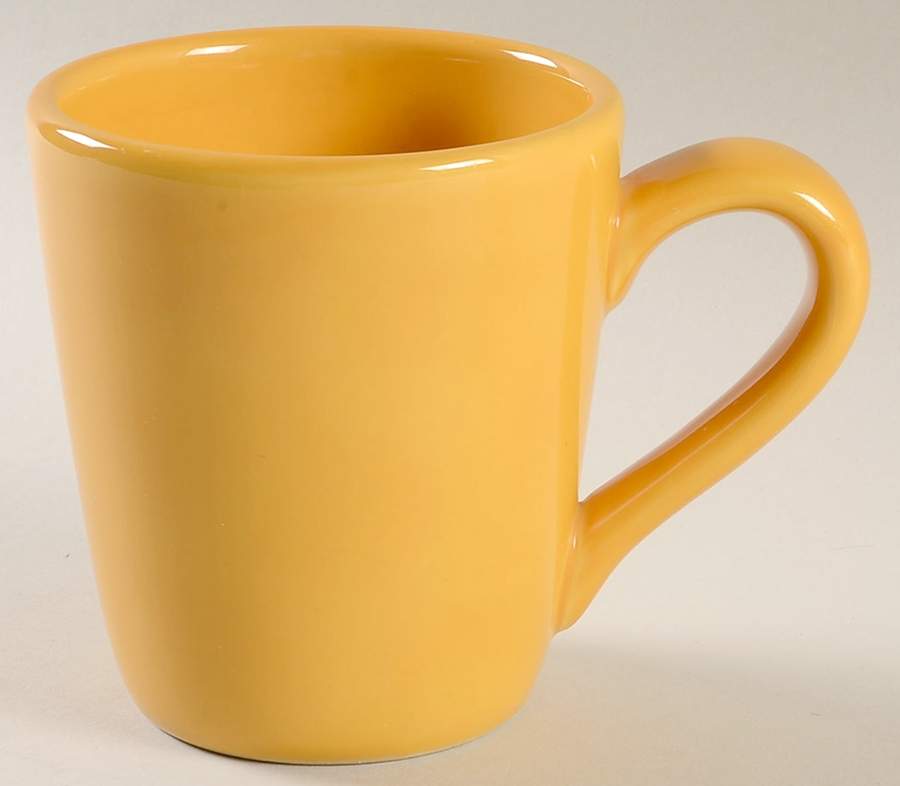 Barcelona Butter(Dark Yellow) Mug by Tabletops Unlimited-1