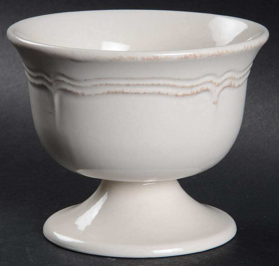 Gourmet Tuscan Ivory Footed Dessert Bowl by Todd English-1