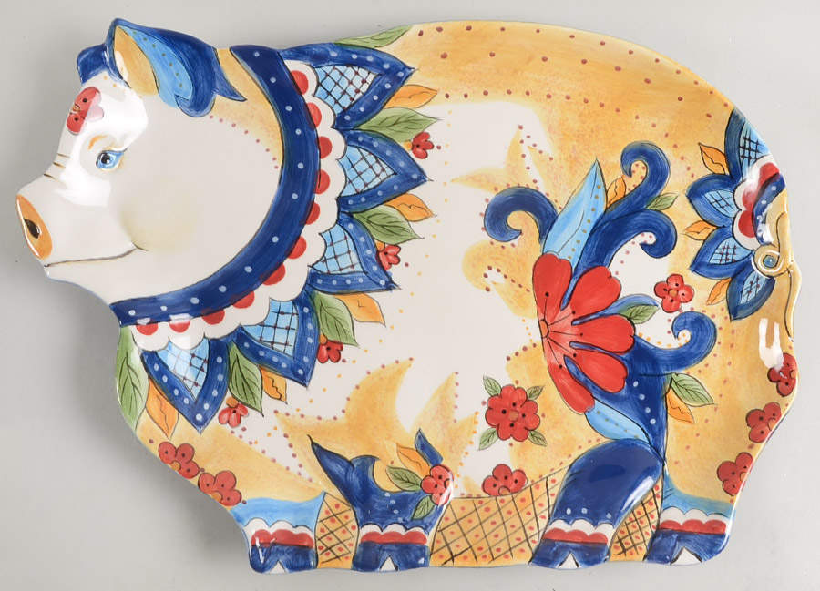 Toluca 17" Figural Platter by Tabletops Unlimited-1