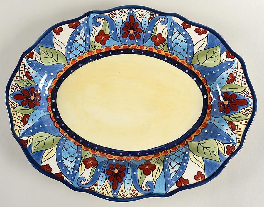 Toluca 18" Oval Serving Platter by Tabletops Unlimited-1
