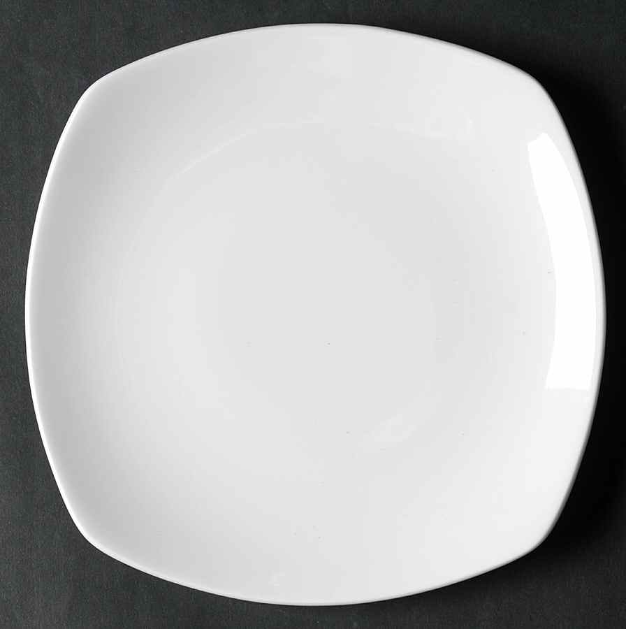Quattro White Bread & Butter Plate by Tabletops Unlimited-1