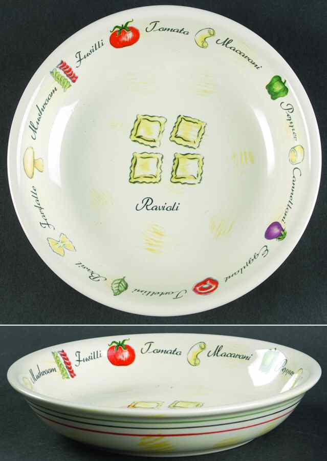 Pasta Party 8" Individual Pasta Bowl by Tabletops Unlimited-1