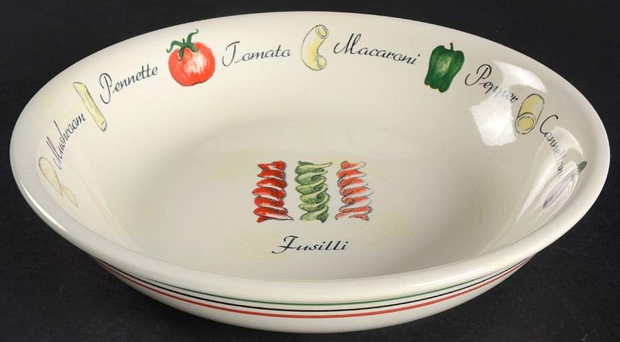 Pasta Party 8" Individual Pasta Bowl by Tabletops Unlimited-1
