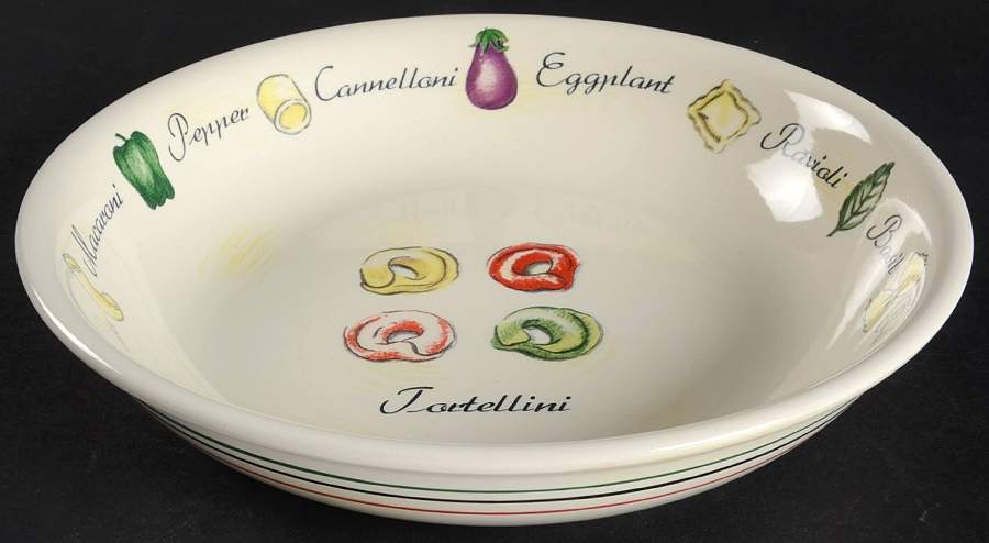 Pasta Party 8" Individual Pasta Bowl by Tabletops Unlimited-1