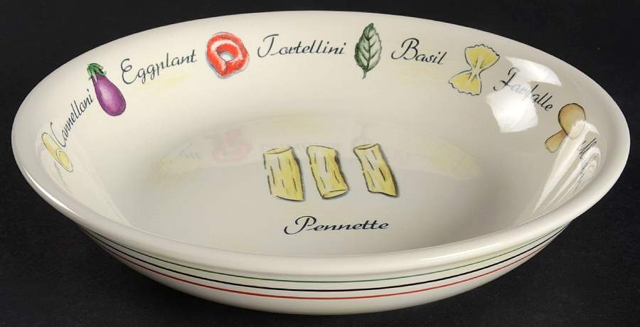 Pasta Party 8" Individual Pasta Bowl by Tabletops Unlimited-1