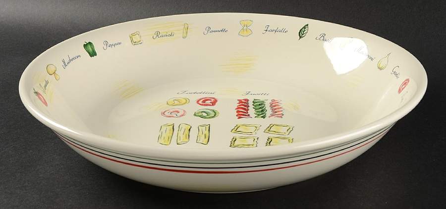 Pasta Party 18" Pasta Serving Bowl by Tabletops Unlimited-1