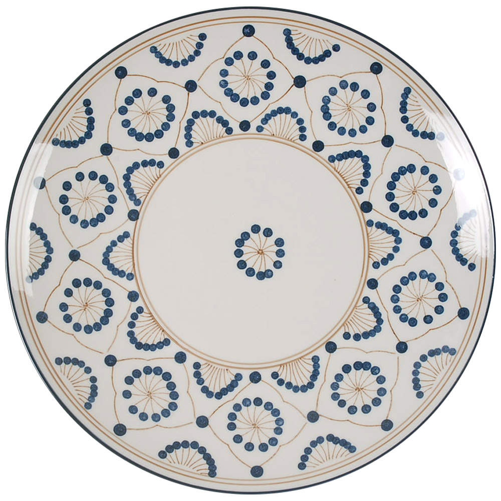 Vintage Modern (Hand Painted) Dinner Plate by Thomas O'Brien-1