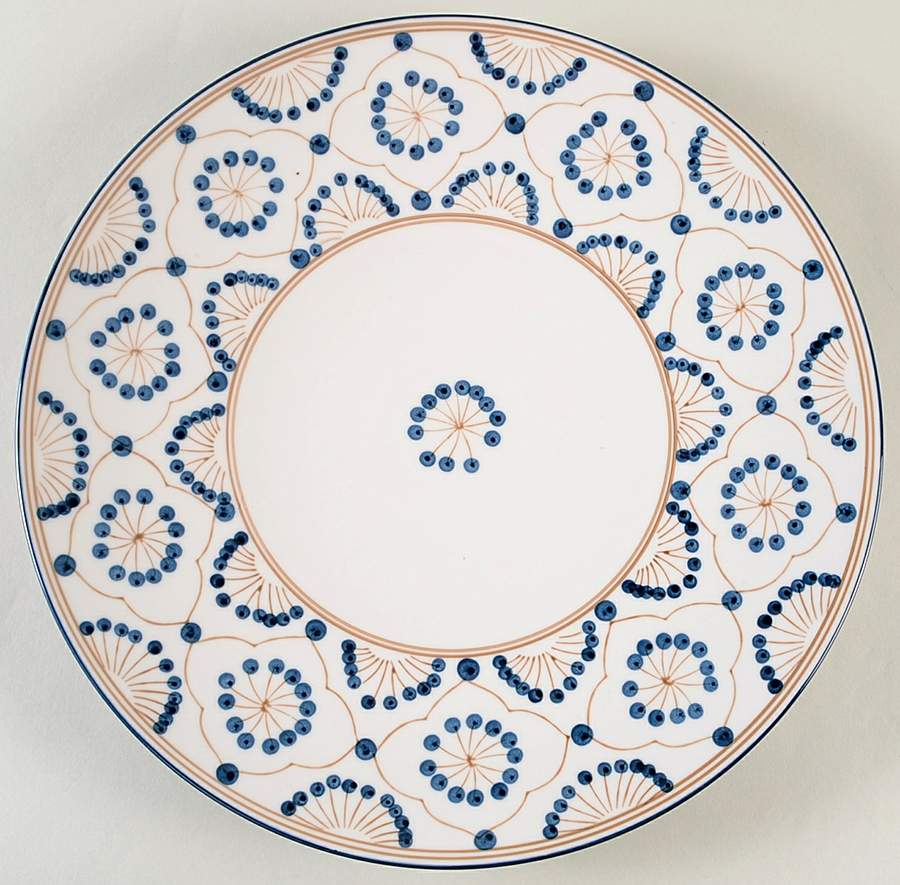 Vintage Modern (Hand Painted) Service Plate (Charger) by Thomas O'Brien-1