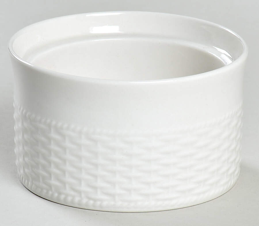 Basketweave Sugar Bowl No Lid by Tabletops Unlimited-1