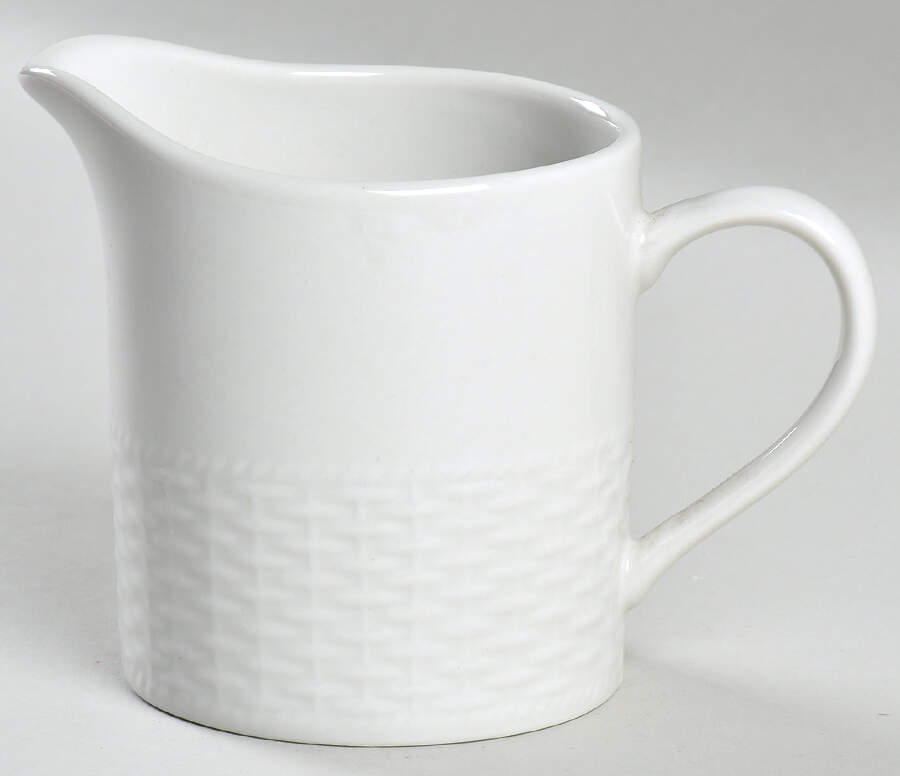 Basketweave Creamer by Tabletops Unlimited-1