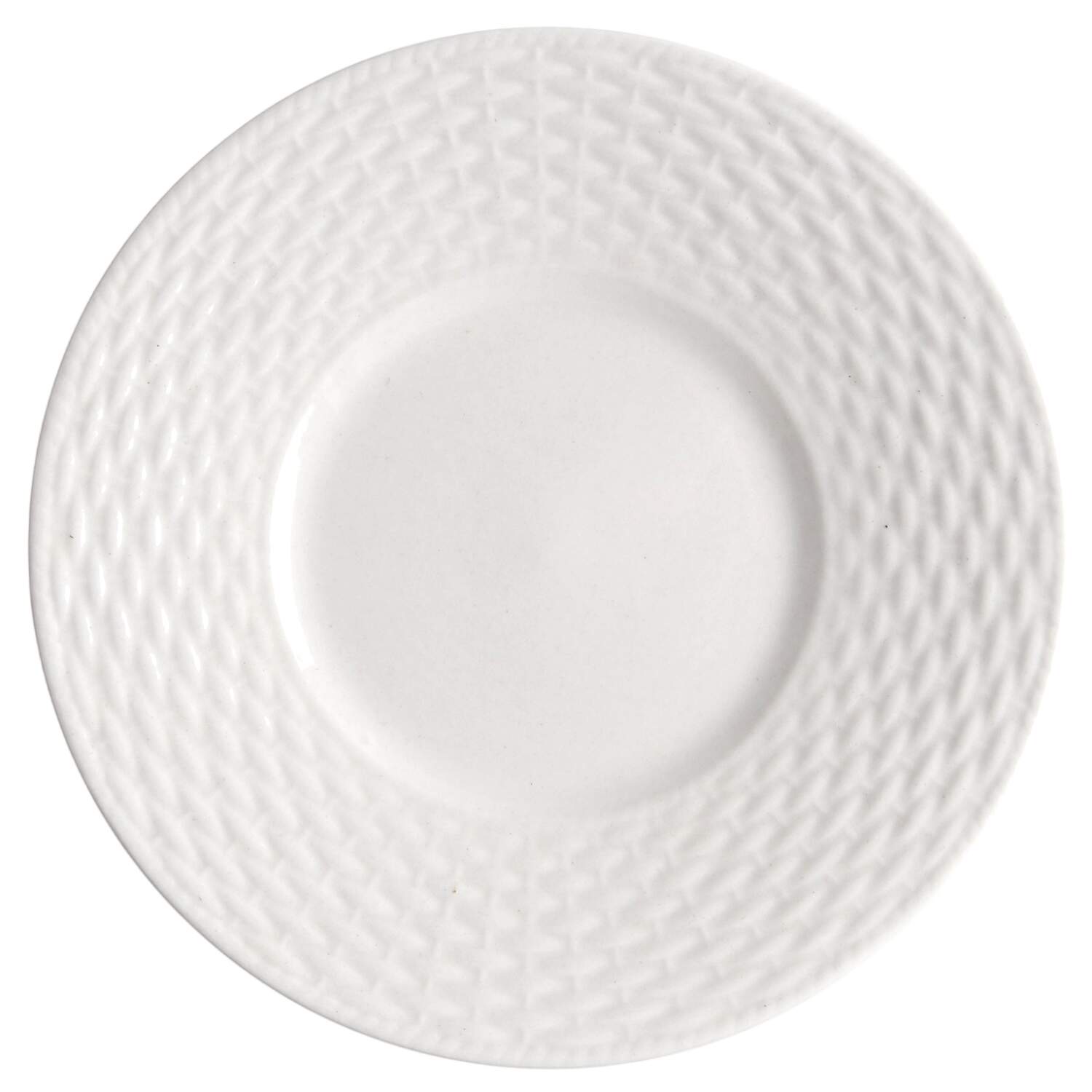 Basketweave Saucer by Tabletops Unlimited-1