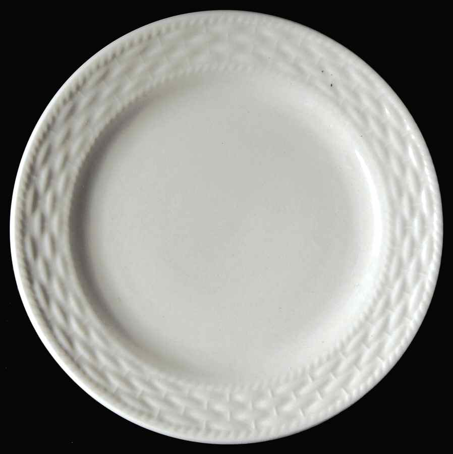 Basketweave Bread & Butter Plate by Tabletops Unlimited-1