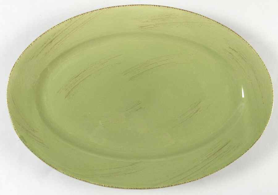 Sonoma Celadon 12" Oval Serving Platter by Tag Ltd-1