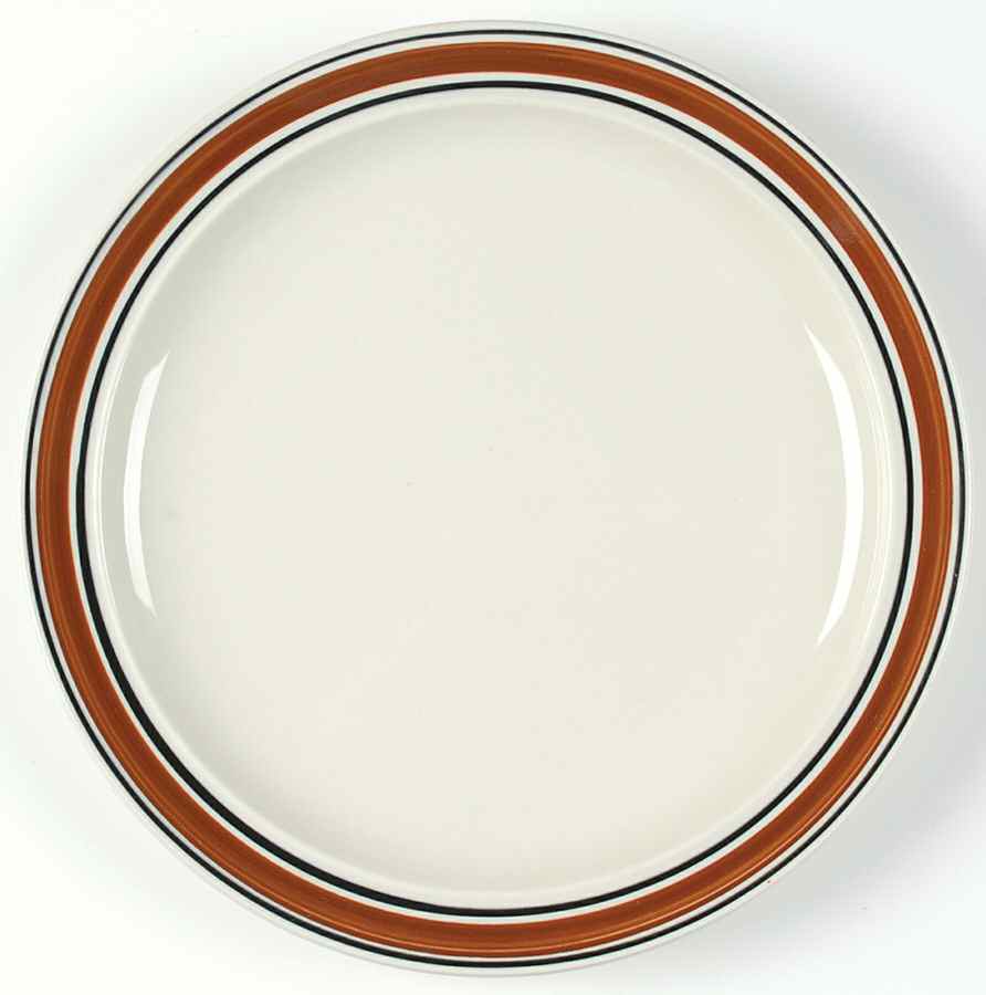 Halo Brown Dinner Plate by Tienshan-1