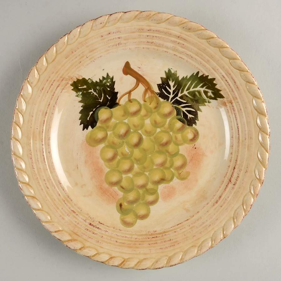 Vintage Grape (Scalloped) Salad Plate by Tabletops Unlimited-1