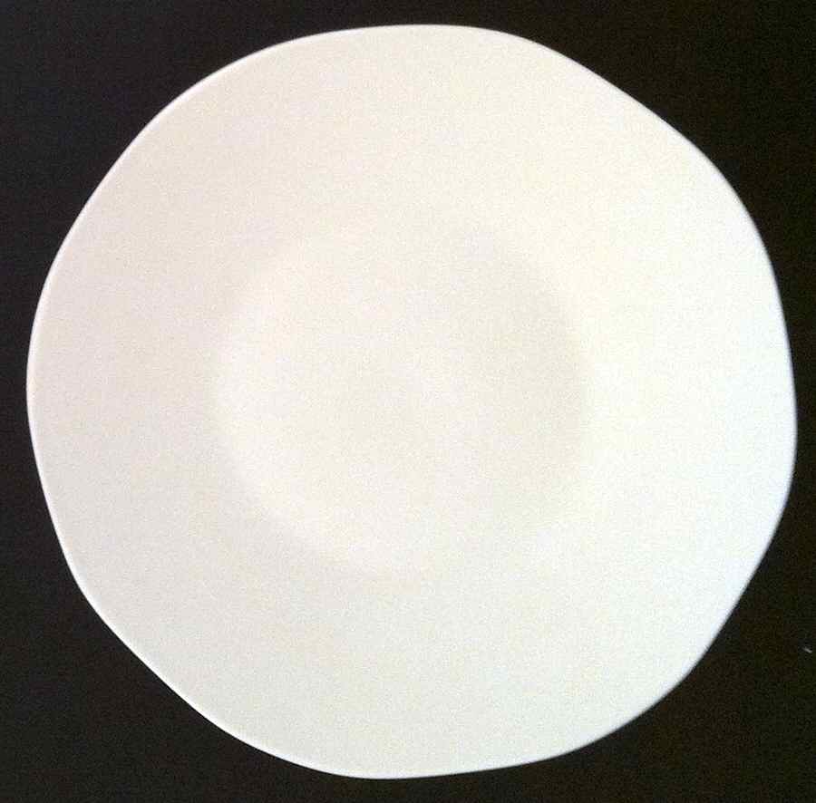 Petal Cream Dinner Plate by Thomson-1