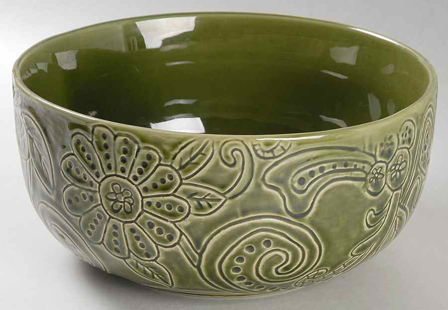 Laguna Green 9" Round Vegetable Bowl by Tabletops Unlimited-1