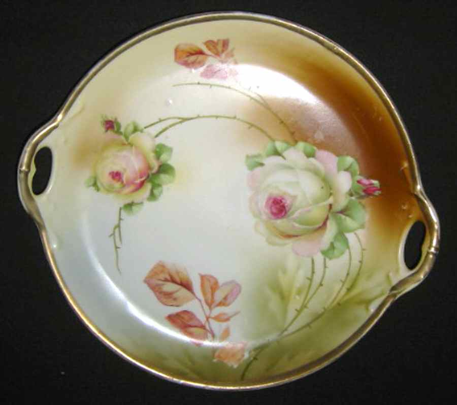 TCG13 Handled Cake Plate by Three Crown (Germany)-1