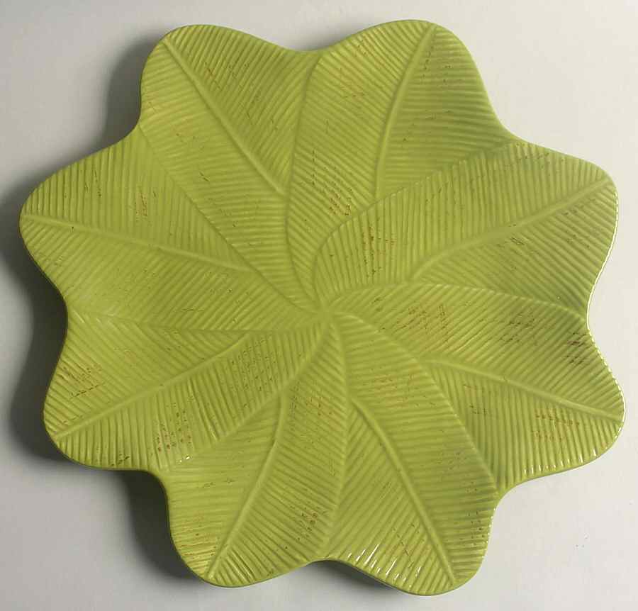 Marisol Leaf Shape Service Plate (Charger) by Tracy Porter-1