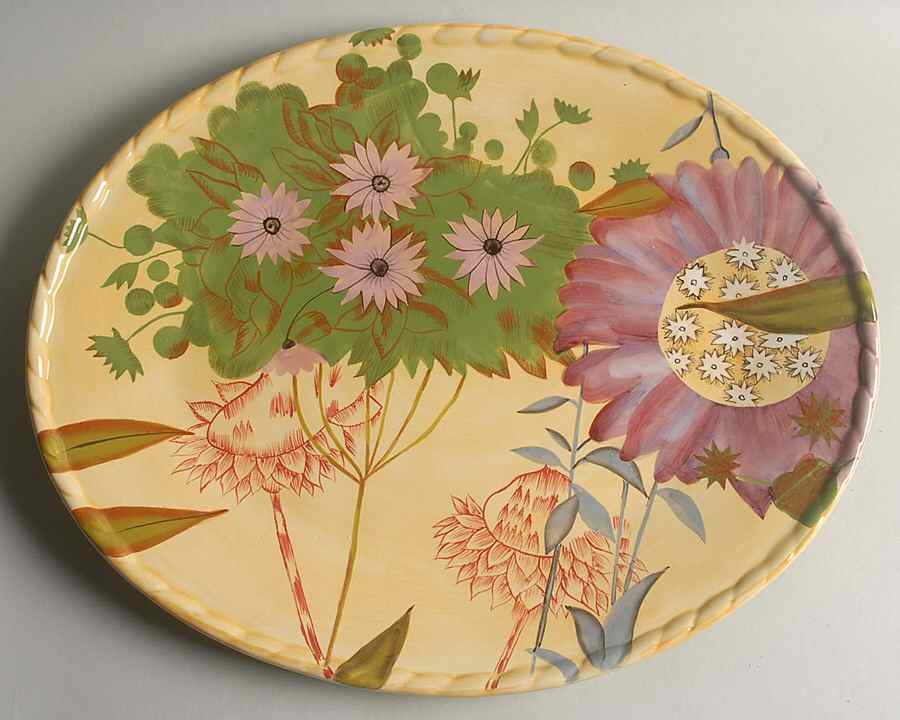 Pirouette 16" Oval Serving Platter by Tracy Porter-1