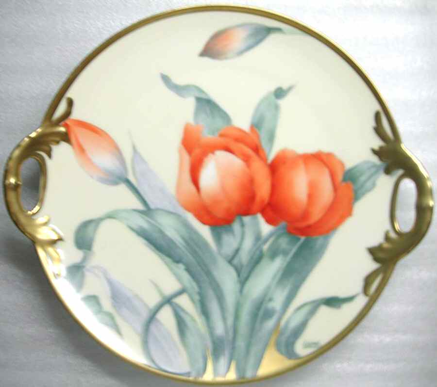 2671 Handled Cake Plate by Tirschenreuth-1