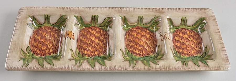 Tropical Pineapple 4 Part Relish by Tabletops Unlimited-1