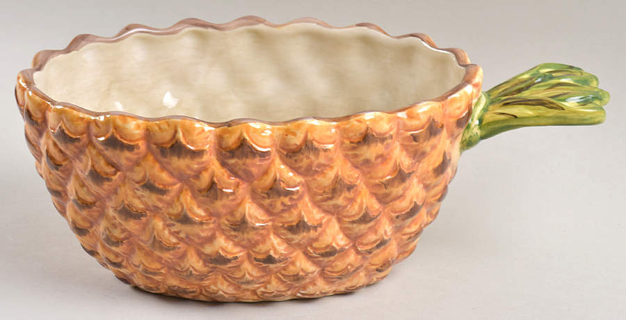 Tropical Pineapple 8" Figural Serving Bowl by Tabletops Unlimited-1