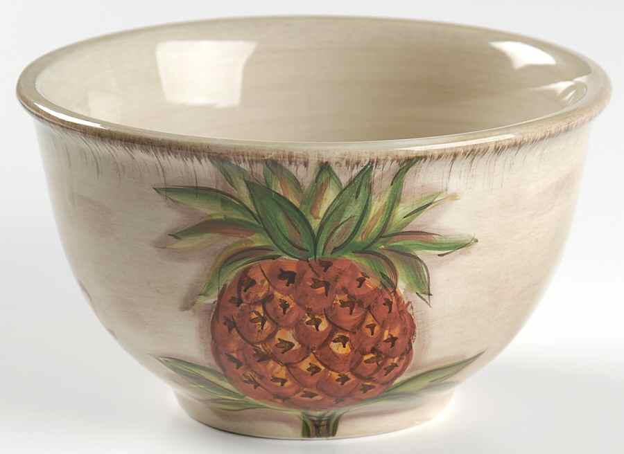 Tropical Pineapple Soup/Cereal Bowl by Tabletops Unlimited-1