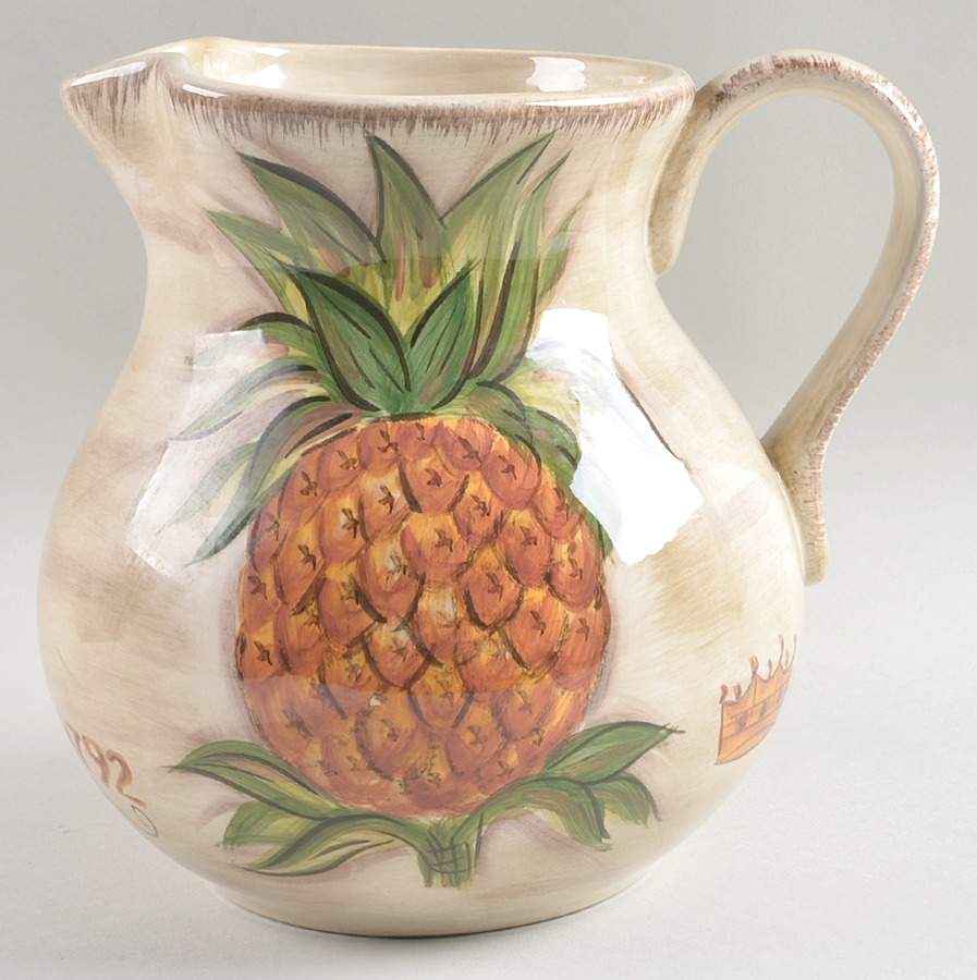 Tropical Pineapple 80 Oz Pitcher by Tabletops Unlimited-1