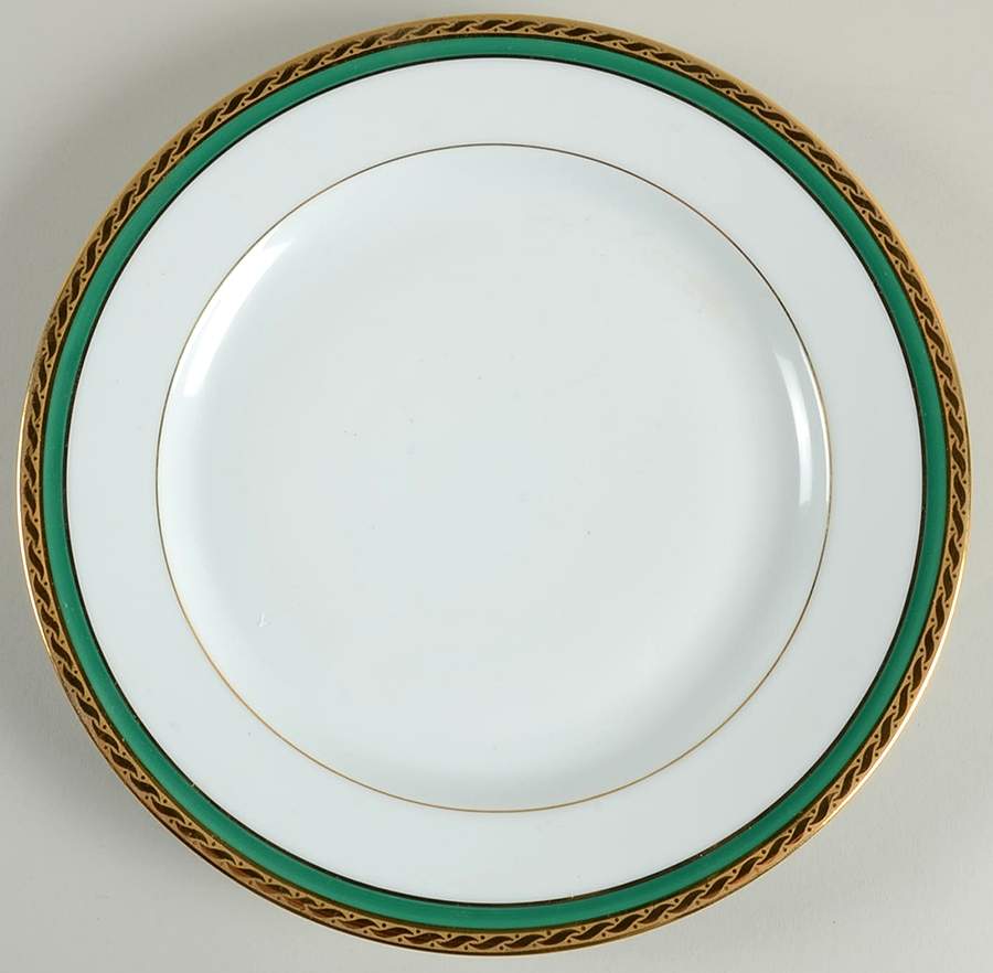 Green Band Dinner Plate by Tiffany-1