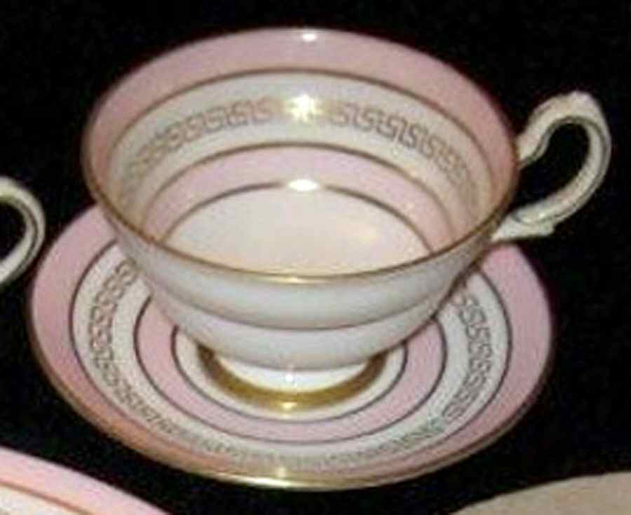 TIC85 Footed Cup & Saucer Set by Tiffany-1