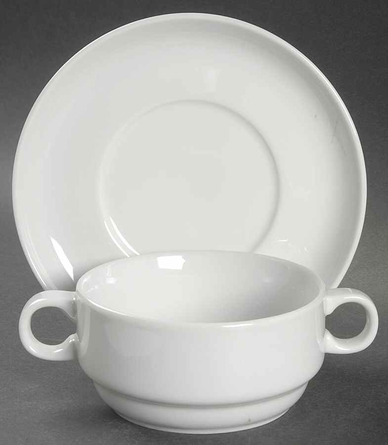 Banquet Flat Cream Soup & Saucer Set by Thomas-1