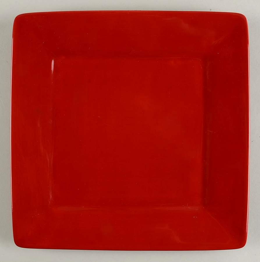 Misto Red Square Dinner Plate by Tabletops Unlimited-1