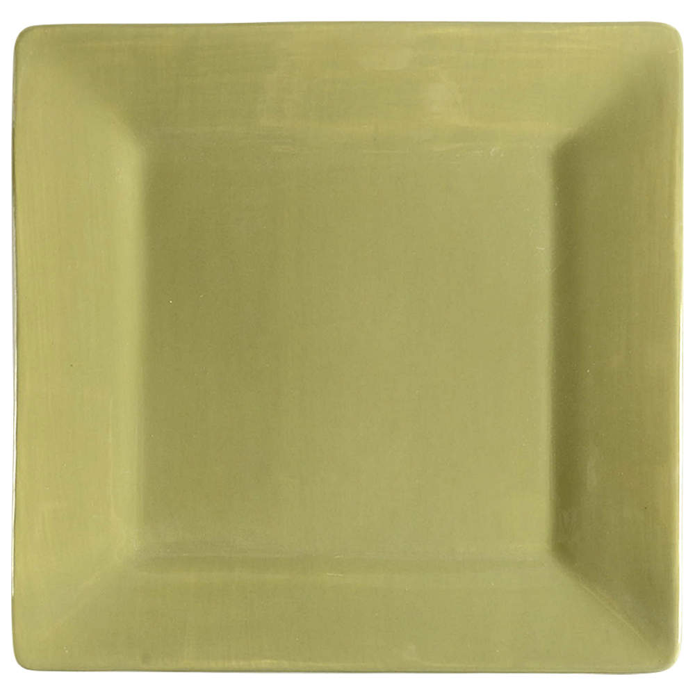 Misto Green Square Dinner Plate by Tabletops Unlimited-1