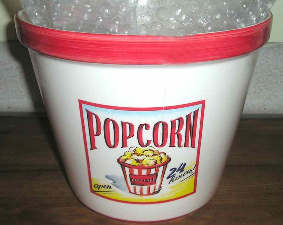 Everybody Loves Popcorn Popcorn Bowl by Tabletops Unlimited-1