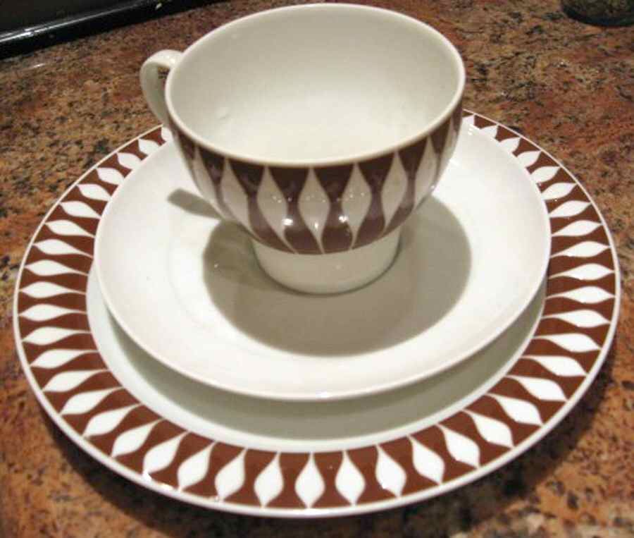 THO438 Footed Cup & Saucer Set by Thomas-1